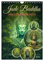 Jade Buddha - Finde die innere Mitte (Wandkalender 2026 DIN A4 hoch), CALVENDO Monatskalender