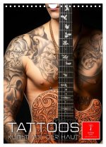 Tattoos Kunst auf der Haut (Wandkalender 2026 DIN A4 hoch), CALVENDO Monatskalender