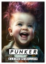 Punker Kleine Rebellen (Wandkalender 2026 DIN A2 hoch), CALVENDO Monatskalender