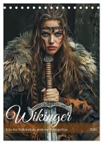 Wikinger - Erbe der Walküren als moderne Wikingerfrau (Tischkalender 2026 DIN A5 hoch), CALVENDO Monatskalender