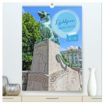 Ljubljana Sloweniens Hauptstadt (hochwertiger Premium Wandkalender 2026 DIN A2 hoch), Kunstdruck in Hochglanz