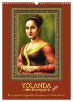 Yolanda in der Kunstgalerie (Wandkalender 2026 DIN A3 hoch), CALVENDO Monatskalender