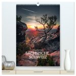 Reise durch die Sächsische Schweiz (hochwertiger Premium Wandkalender 2026 DIN A2 hoch), Kunstdruck in Hochglanz