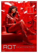 Rot, die sinnliche Farbe (Wandkalender 2026 DIN A4 hoch), CALVENDO Monatskalender