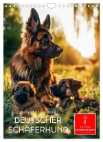 Deutscher Schäferhund - mutig und zuverlässig (Wandkalender 2026 DIN A4 hoch), CALVENDO Monatskalender