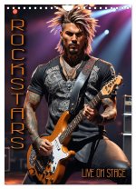 Rockstars - Live on Stage (Wandkalender 2026 DIN A4 hoch), CALVENDO Monatskalender