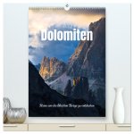 Dolomiten - Reise um die bleichen Berge zu entdecken (hochwertiger Premium Wandkalender 2026 DIN A2 hoch), Kunstdruck in Hochglanz