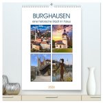 Burghausen, eine historische Stadt im Fokus (hochwertiger Premium Wandkalender 2026 DIN A2 hoch), Kunstdruck in Hochglanz