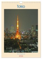 Tokio - Terminplaner (Wandkalender 2026 DIN A4 hoch), CALVENDO Monatskalender