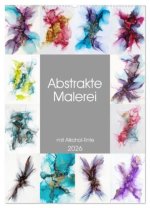 Abstrake Malerei (Wandkalender 2026 DIN A2 hoch), CALVENDO Monatskalender