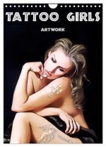 Tattoo Girls - Artwork (Wandkalender 2026 DIN A4 hoch), CALVENDO Monatskalender