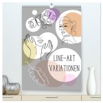 Line-Art Variationen (hochwertiger Premium Wandkalender 2026 DIN A2 hoch), Kunstdruck in Hochglanz