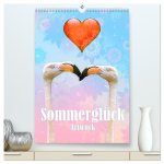 Sommerglück - Artwork (hochwertiger Premium Wandkalender 2026 DIN A2 hoch), Kunstdruck in Hochglanz