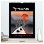 Fantasiebäume im Mondschein (hochwertiger Premium Wandkalender 2026 DIN A2 hoch), Kunstdruck in Hochglanz