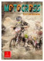 Motocross - Sport der Extreme (Wandkalender 2026 DIN A2 hoch), CALVENDO Monatskalender