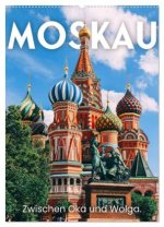 Moskau - Zwischen Oka und Wolga. (Wandkalender 2026 DIN A2 hoch), CALVENDO Monatskalender