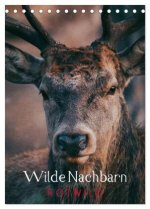 Wilde Nachbarn: Rotwild (Tischkalender 2026 DIN A5 hoch), CALVENDO Monatskalender