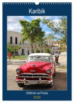 KARIBIK Oldtimer auf Kuba (Wandkalender 2026 DIN A3 hoch), CALVENDO Monatskalender