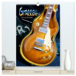 Gitarren backstage (hochwertiger Premium Wandkalender 2026 DIN A2 hoch), Kunstdruck in Hochglanz