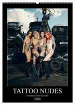 TATTOO NUDES (Wandkalender 2026 DIN A2 hoch), CALVENDO Monatskalender