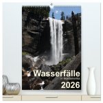 Wasserfälle in Nordamerika 2026 (hochwertiger Premium Wandkalender 2026 DIN A2 hoch), Kunstdruck in Hochglanz