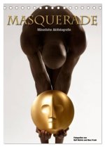 Masquerade - Männliche Aktfotografie (Tischkalender 2026 DIN A5 hoch), CALVENDO Monatskalender