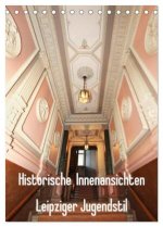 Historische Innenansichten - Leipziger Jugendstil (Tischkalender 2026 DIN A5 hoch), CALVENDO Monatskalender