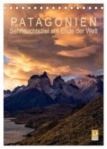 Patagonien: Sehnsuchtsziel am Ende der Welt (Tischkalender 2026 DIN A5 hoch), CALVENDO Monatskalender