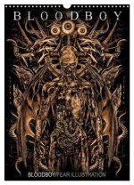 BLOODBOY/FEAR ILLUSTRATION (Wandkalender 2026 DIN A3 hoch), CALVENDO Monatskalender
