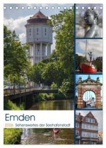 Emden - Sehenswertes der Seehafenstadt (Tischkalender 2026 DIN A5 hoch), CALVENDO Monatskalender