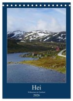 Hei - Willkommen im Fjordland (Tischkalender 2026 DIN A5 hoch), CALVENDO Monatskalender