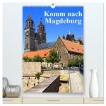 Komm nach Magdeburg (hochwertiger Premium Wandkalender 2026 DIN A2 hoch), Kunstdruck in Hochglanz