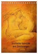 Erotische Gemälde und Zeichnungen 2026 (Tischkalender 2026 DIN A5 hoch), CALVENDO Monatskalender