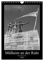 Mülheim an der Ruhr Edition Black & White 2026 (Wandkalender 2026 DIN A4 hoch), CALVENDO Monatskalender