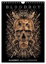 BLOODBOY/WAR ILLUSTRATION (Wandkalender 2026 DIN A4 hoch), CALVENDO Monatskalender