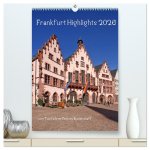 Frankfurt Highlights (hochwertiger Premium Wandkalender 2026 DIN A2 hoch), Kunstdruck in Hochglanz