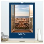 Nizza - Cote d'Azur 2026 (hochwertiger Premium Wandkalender 2026 DIN A2 hoch), Kunstdruck in Hochglanz