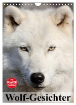 Wolf-Gesichter (Wandkalender 2026 DIN A4 hoch), CALVENDO Monatskalender