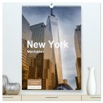 New York - Manhattan (hochwertiger Premium Wandkalender 2026 DIN A2 hoch), Kunstdruck in Hochglanz