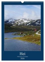 Hei - Willkommen im Fjordland (Wandkalender 2026 DIN A3 hoch), CALVENDO Monatskalender