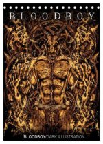BLOODBOY/DARK ILLUSTRATION (Tischkalender 2026 DIN A5 hoch), CALVENDO Monatskalender