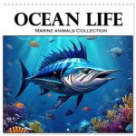 Ocean Life - Marine Animals Collection (Wall Calendar 2026 12 × 12 Inch) CALVENDO 12 Month Wall Calendar