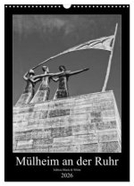 Mülheim an der Ruhr Edition Black & White 2026 (Wandkalender 2026 DIN A3 hoch), CALVENDO Monatskalender