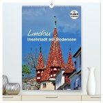Lindau - Inselstadt am Bodensee (hochwertiger Premium Wandkalender 2026 DIN A2 hoch), Kunstdruck in Hochglanz