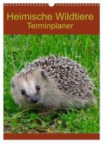Heimische Wildtiere Terminplaner (Wandkalender 2026 DIN A3 hoch), CALVENDO Monatskalender