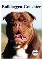 Bulldoggen-Gesichter (Wandkalender 2026 DIN A2 hoch), CALVENDO Monatskalender