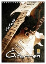 Vintage Gitarren (Wandkalender 2026 DIN A4 hoch), CALVENDO Monatskalender