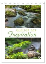 Quellen der Inspiration (Tischkalender 2026 DIN A5 hoch), CALVENDO Monatskalender