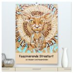 Faszinierende Streetart an Mauern und Hauswänden (hochwertiger Premium Wandkalender 2026 DIN A2 hoch), Kunstdruck in Hochglanz