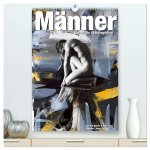 Männer - übermalte Aktfotografien (hochwertiger Premium Wandkalender 2026 DIN A2 hoch), Kunstdruck in Hochglanz